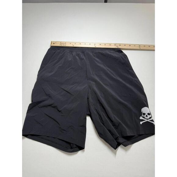 Lululemon Skull Pace Breaker Out Of Mind Liner 9" Black Size Medium Stretch - Picture 5 of 6